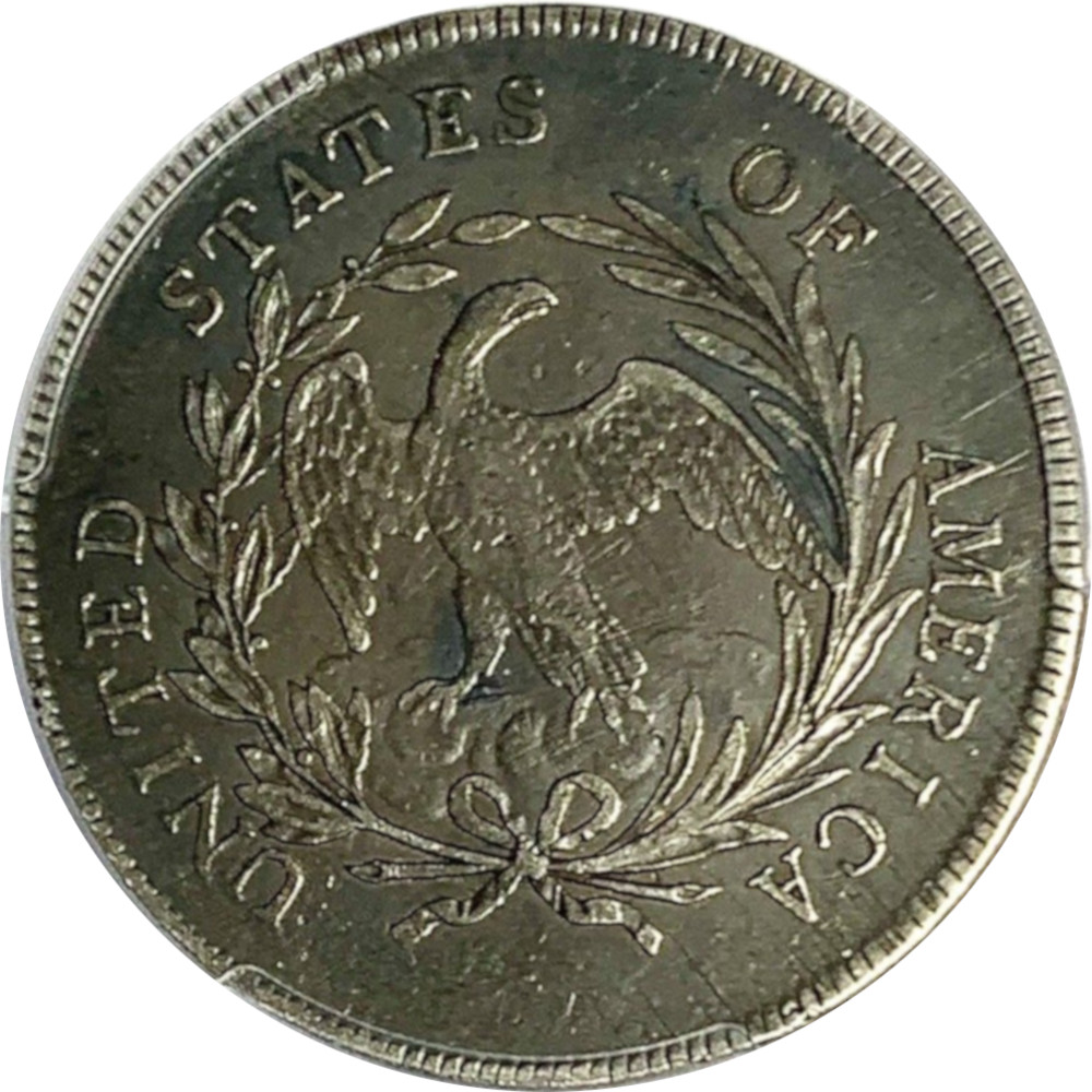 1795-$1-Draped-Bust-Dollar-Small-Eagle-Off-Center-Bust-B-14--BB-51